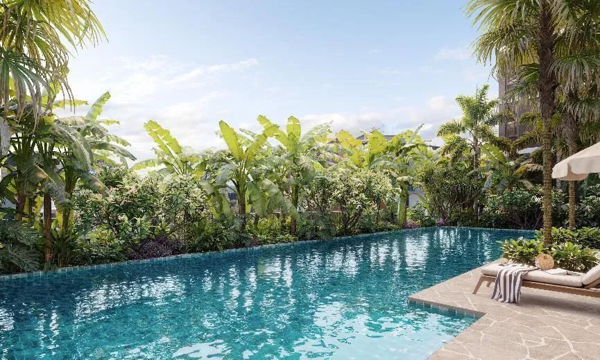 20米的露天泳池