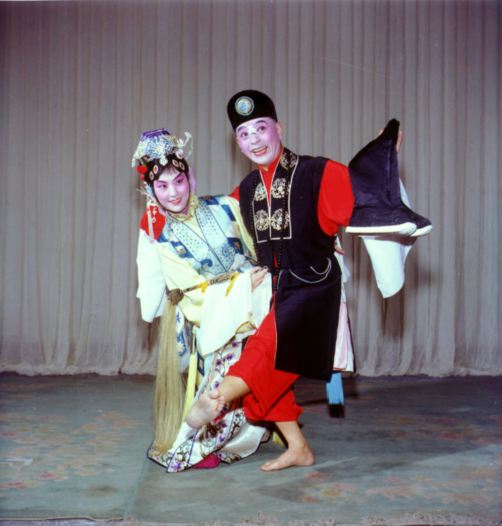 刘异龙和梁谷音早年搭档演出《下山》