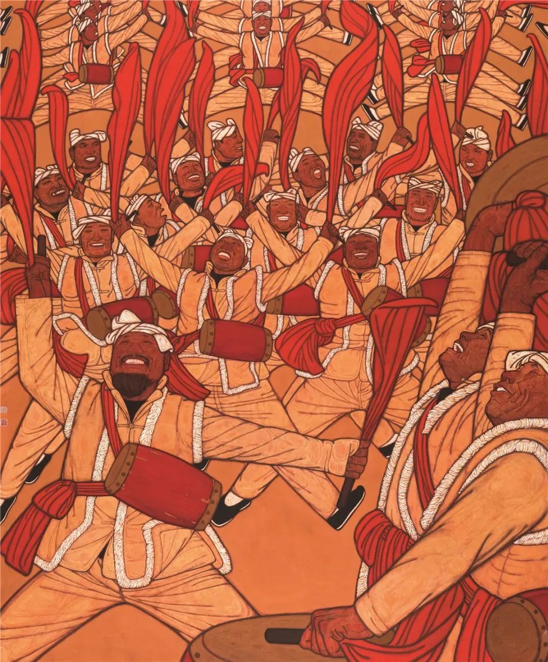 《安塞腰鼓》&nbsp; 李传真