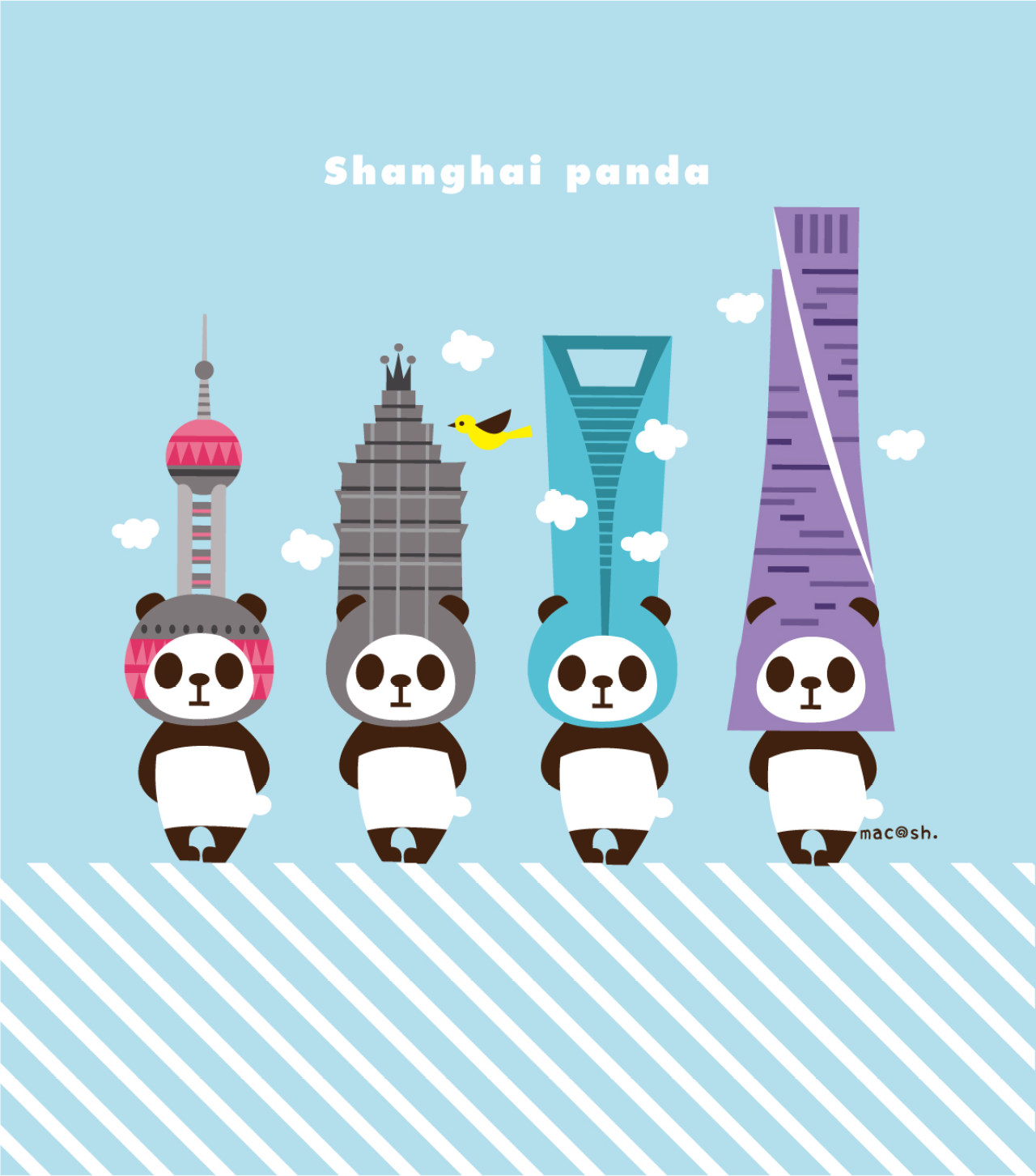 这位日本插画师笔下的上海风物,竟然可以这么可爱_新浪财经_新浪网