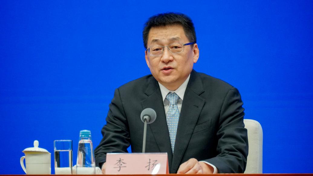 交通运输部副部长李扬 &nbsp;澎湃新闻记者 周頔 摄