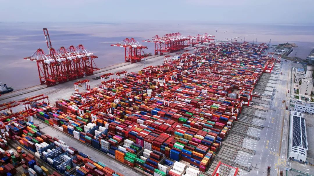 上海洋山港四期自动化码头.图片来源