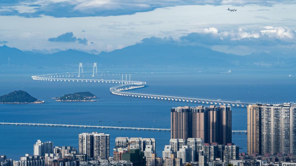 航拍港珠澳大桥 ic 图