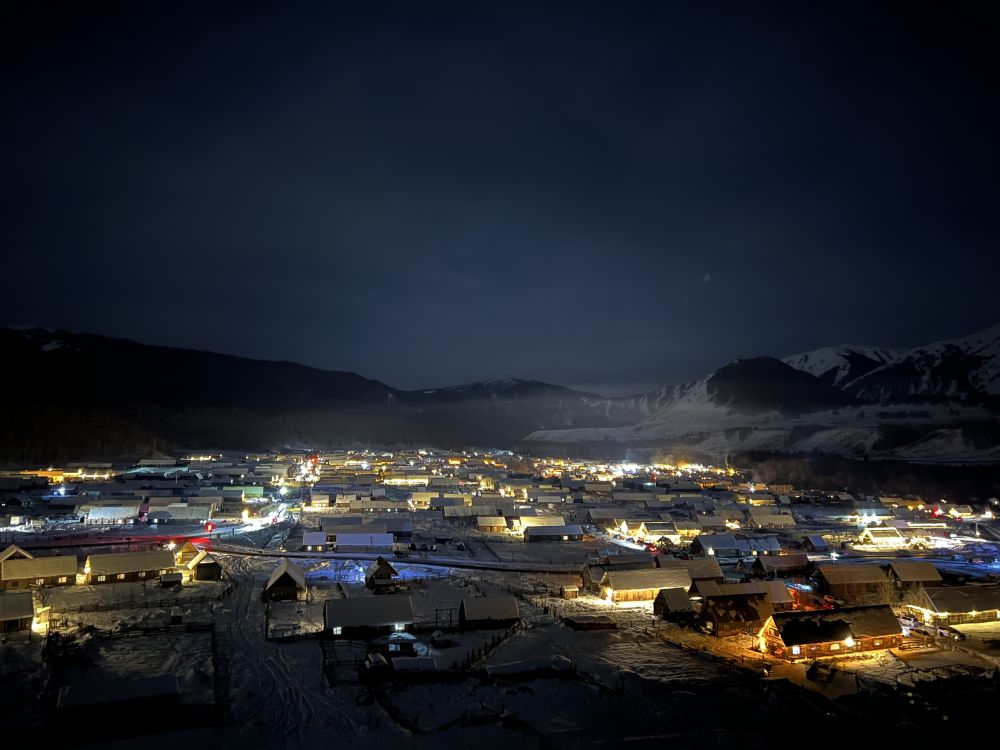 禾木村夜景.受访者供图