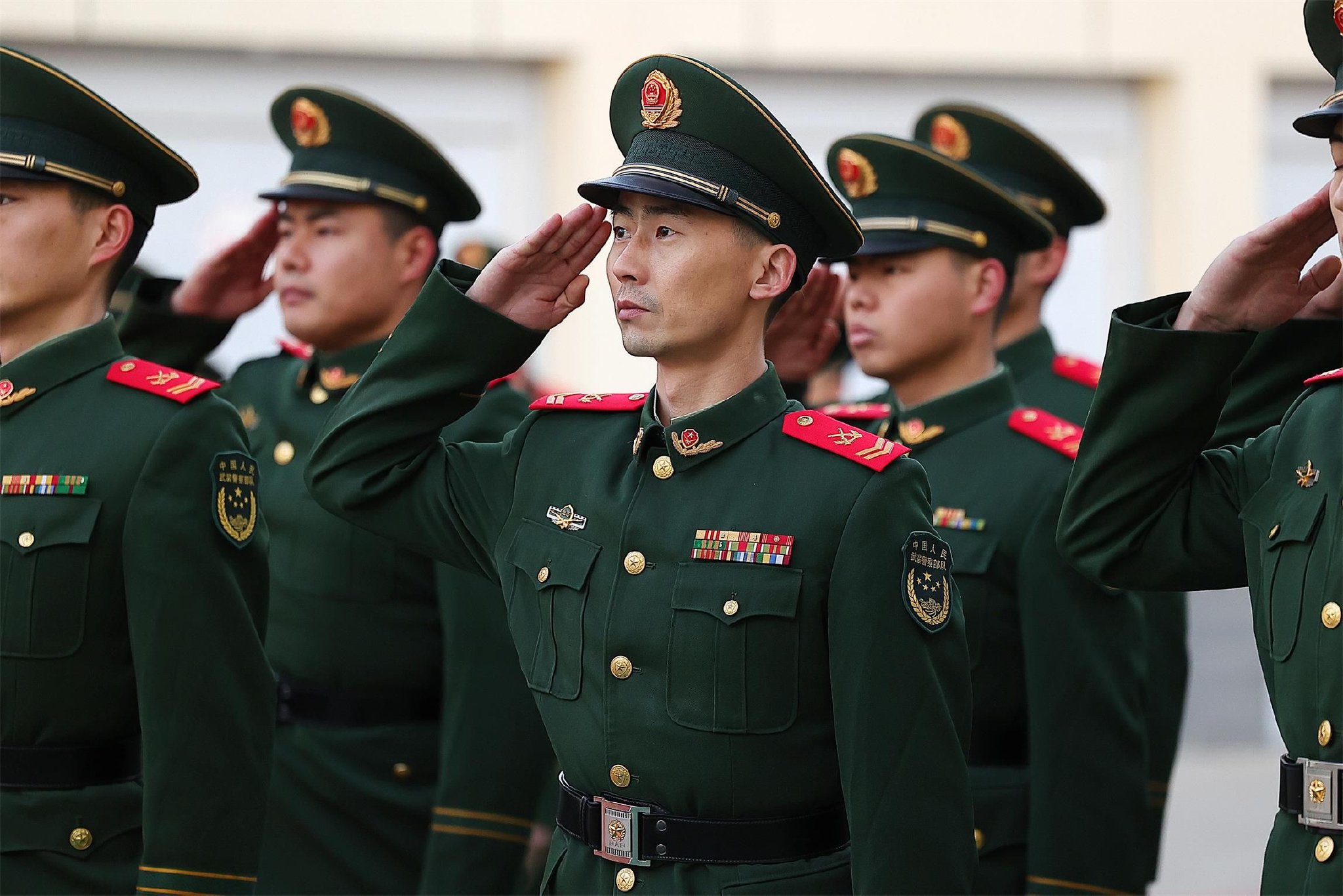 武警官兵迎新年,满满仪式感!