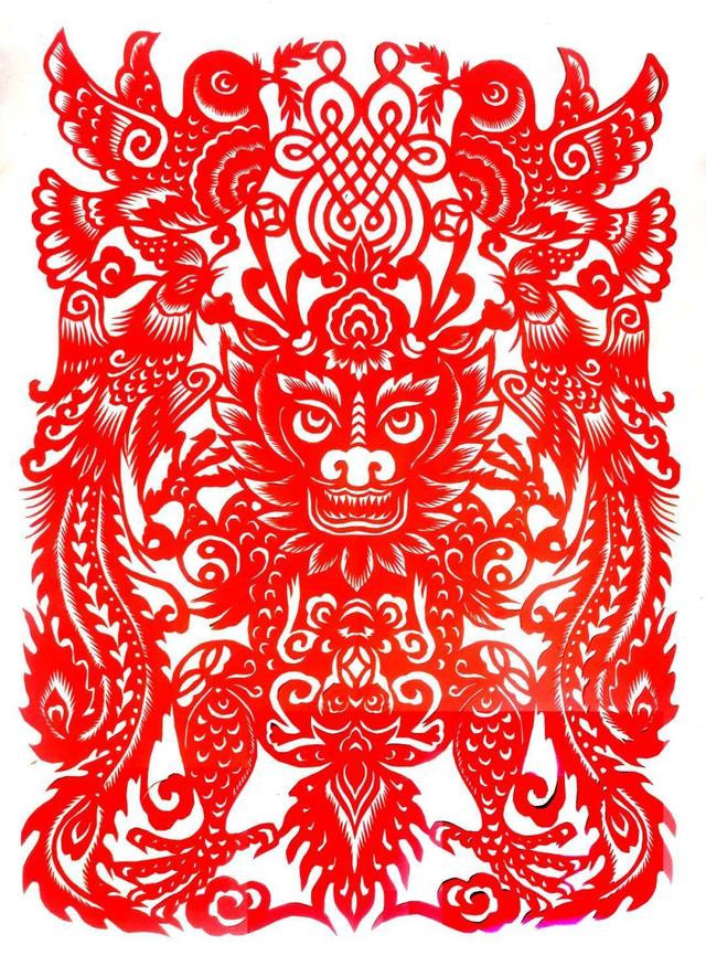 百龙送瑞迎新年,剪纸惊喜现蛟龙|中国民间剪纸_新浪财经_新浪网
