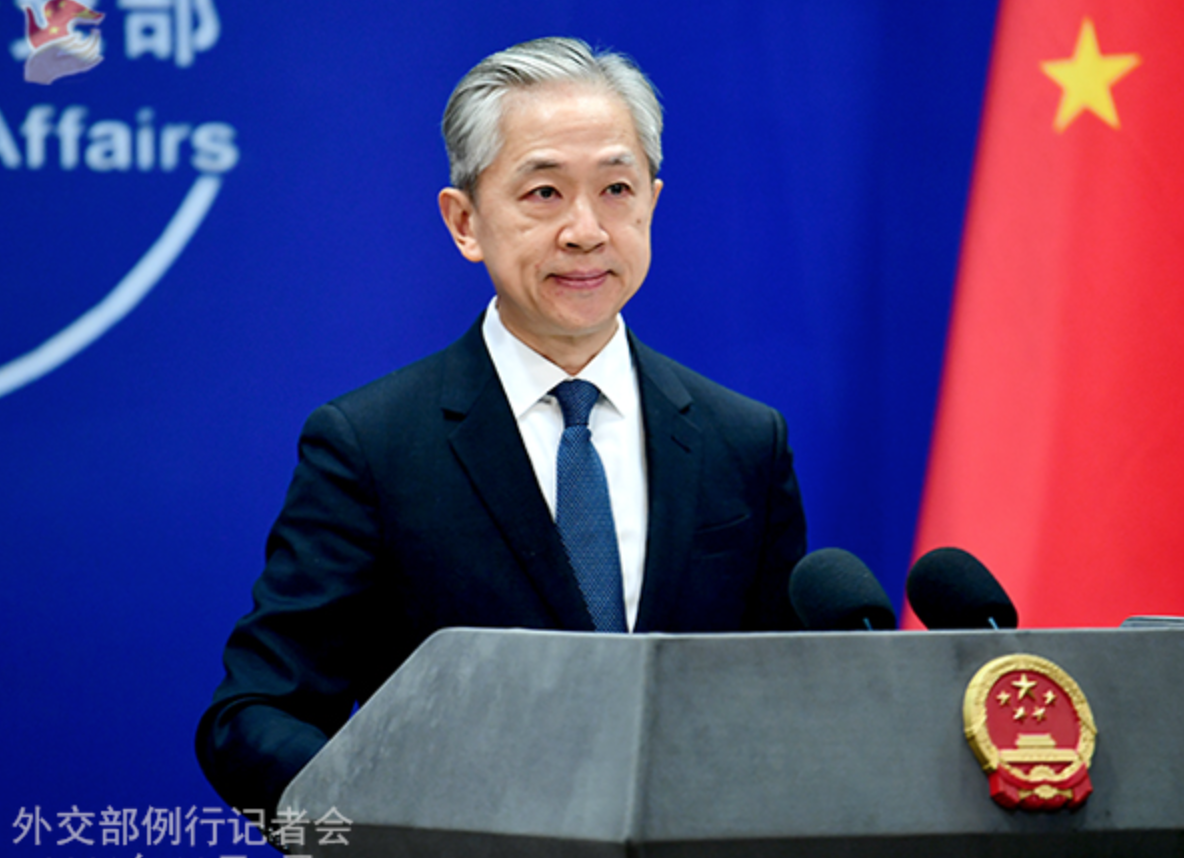 汪文斌 资料图 图源:外交部网站