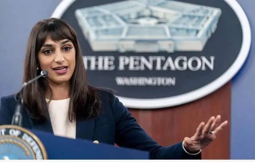 五角大楼发言人萨布丽娜·辛格 图源:美媒