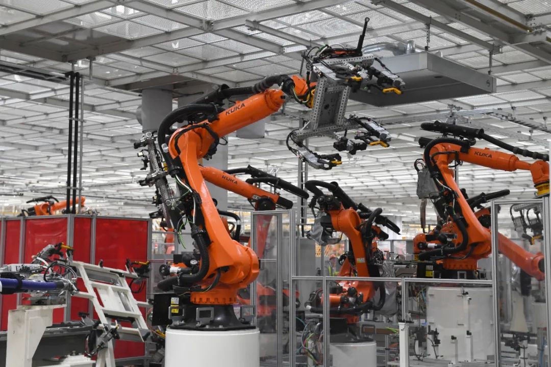 大众安徽汽车生产线.&nbsp;张大岗 摄