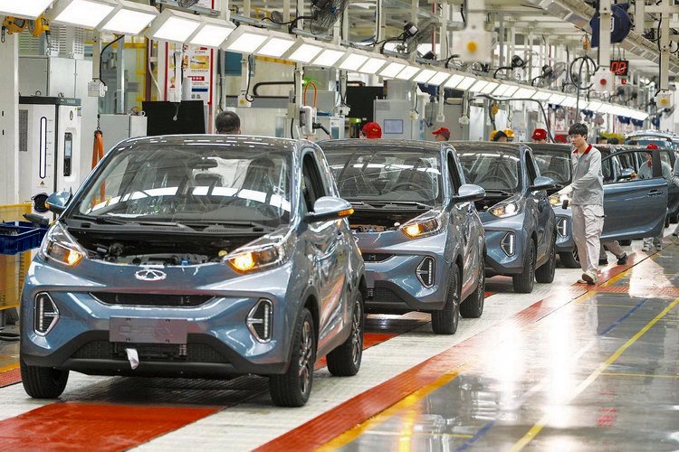 【芜湖奇瑞新能源汽车股份有限公司生产线.