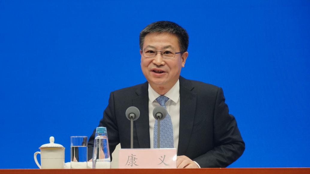 国家统计局局长康义  澎湃新闻记者 周頔 摄