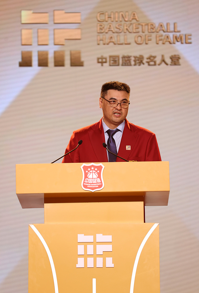 刘玉栋正式进入中国篮球名人堂.