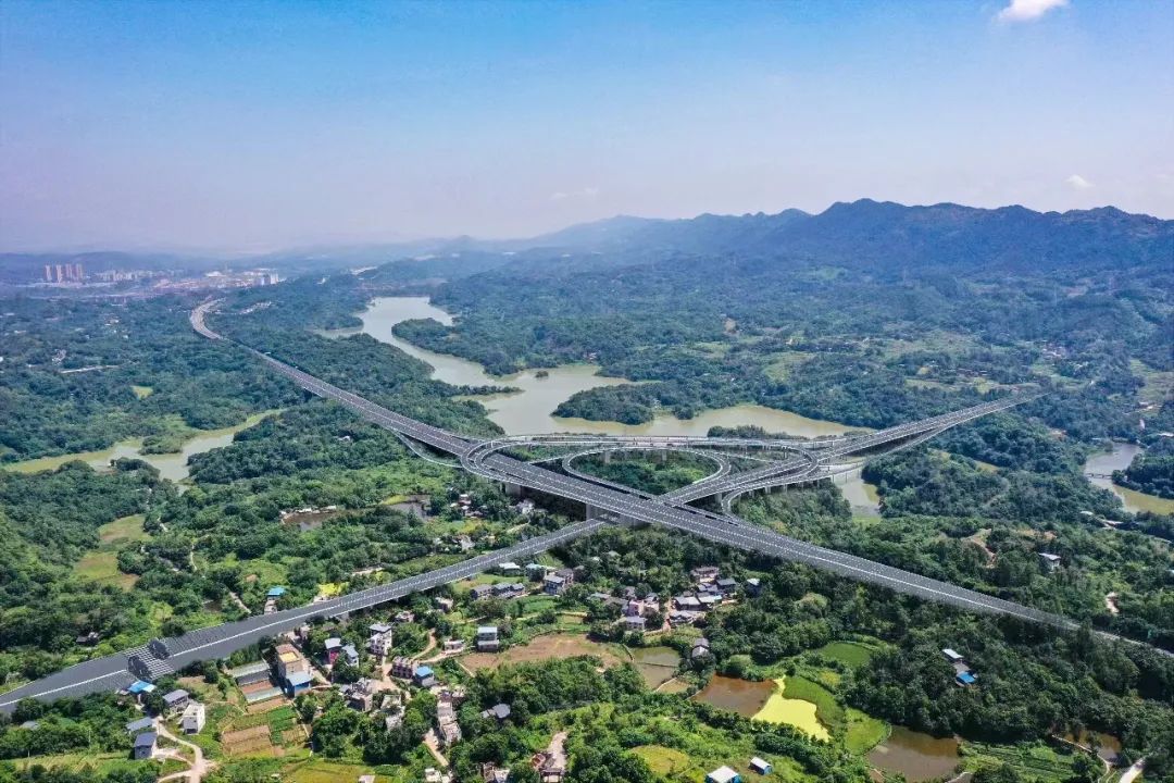 茶惠大道惠民立交效果图