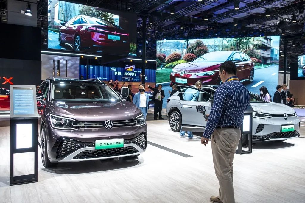 2023年上海车展,德国大众汽车展台/ic photo