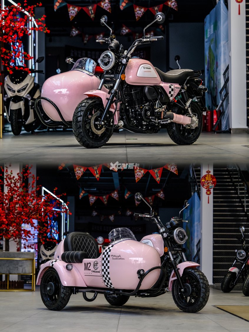 造型可爱实用性强银钢鲸150边三轮实拍