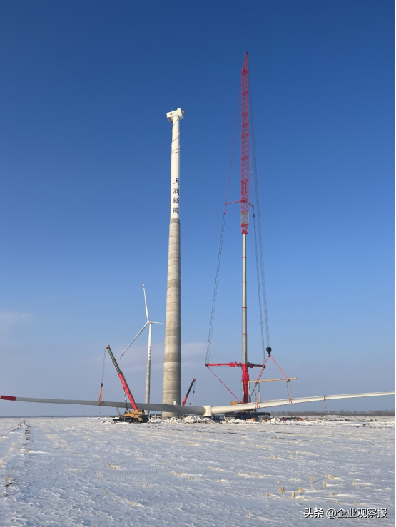 陆上风电钢混塔架冬季吊装施工)"针对这些冬季施工难题,中岩科技重点