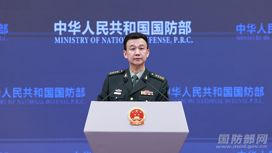 国防部新闻局局长,国防部新闻发言人吴谦大校&nbsp;图源:国防部网站