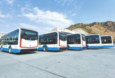 四川能投氢能公司攀枝花氢能公交示范线。