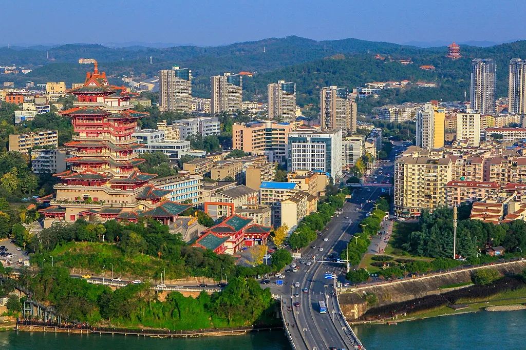 绵阳地标,图据视觉中国
