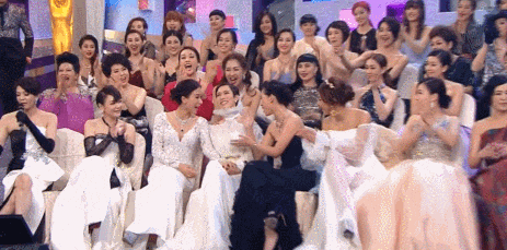 ▲2014年，佘诗曼第二次夺得视后