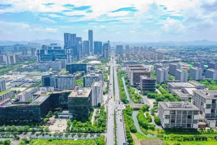 俯瞰杭州未来科技城