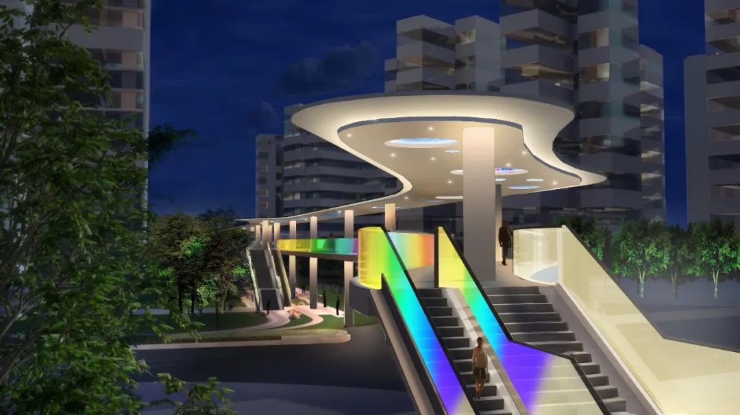 金融高新区慢行系统设计效果图.