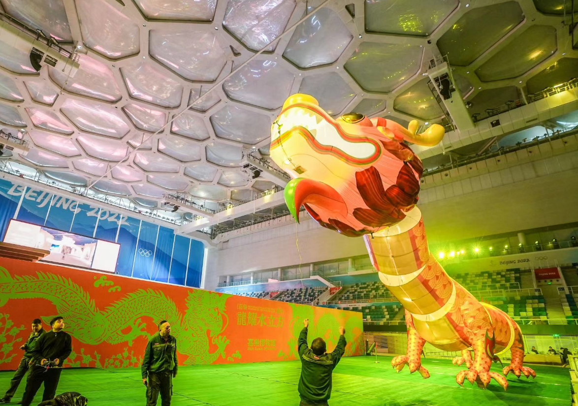 水立方今年春节变“龙宫”，背后有个小故事……