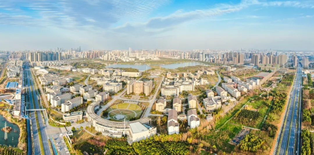 安徽大学磬苑校区俯瞰.王牌 摄