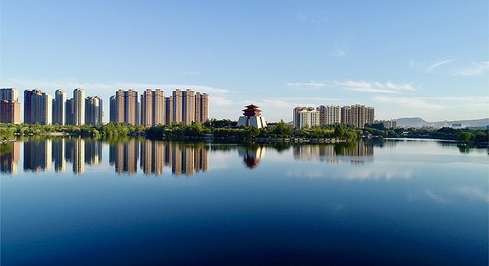 枣庄市市中区东湖公园&nbsp; 图片来源:薛开元/摄