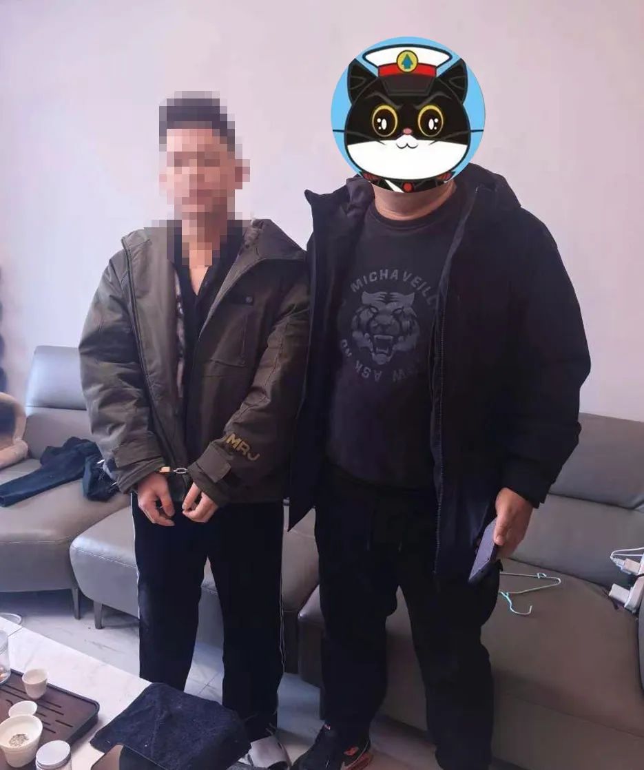 犯罪嫌疑人被抓获.图/龙岩发布