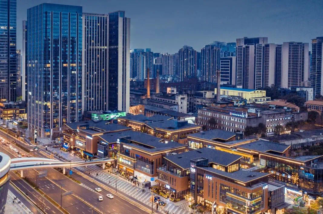 万科天荟城市广场&nbsp; 图源成都万科