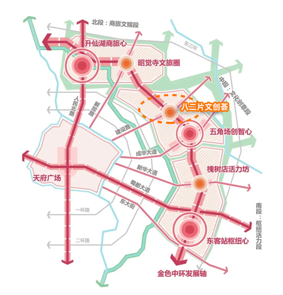 金色中环示意图 图源:成都发展改革官微