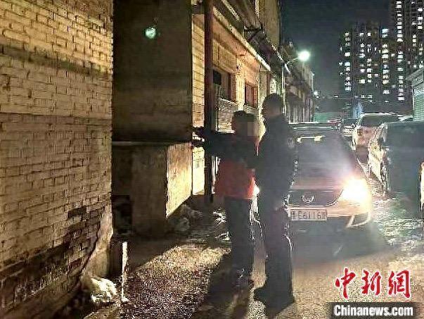 犯罪嫌疑人指认现场. 晋城警方供图