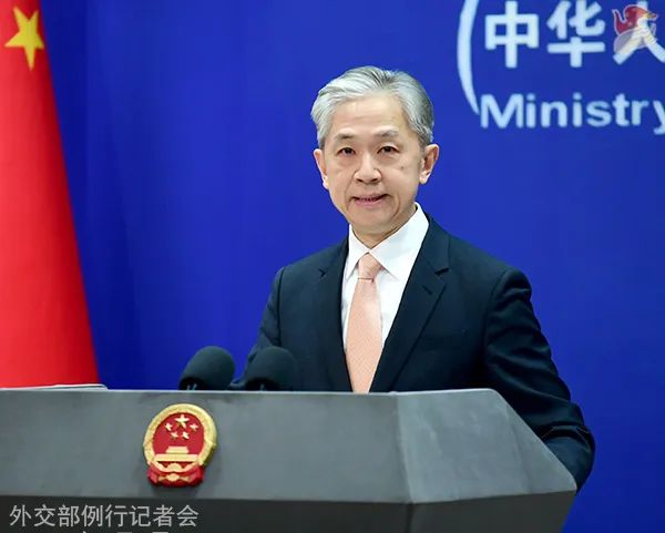 汪文斌资料图.图源:外交部网站