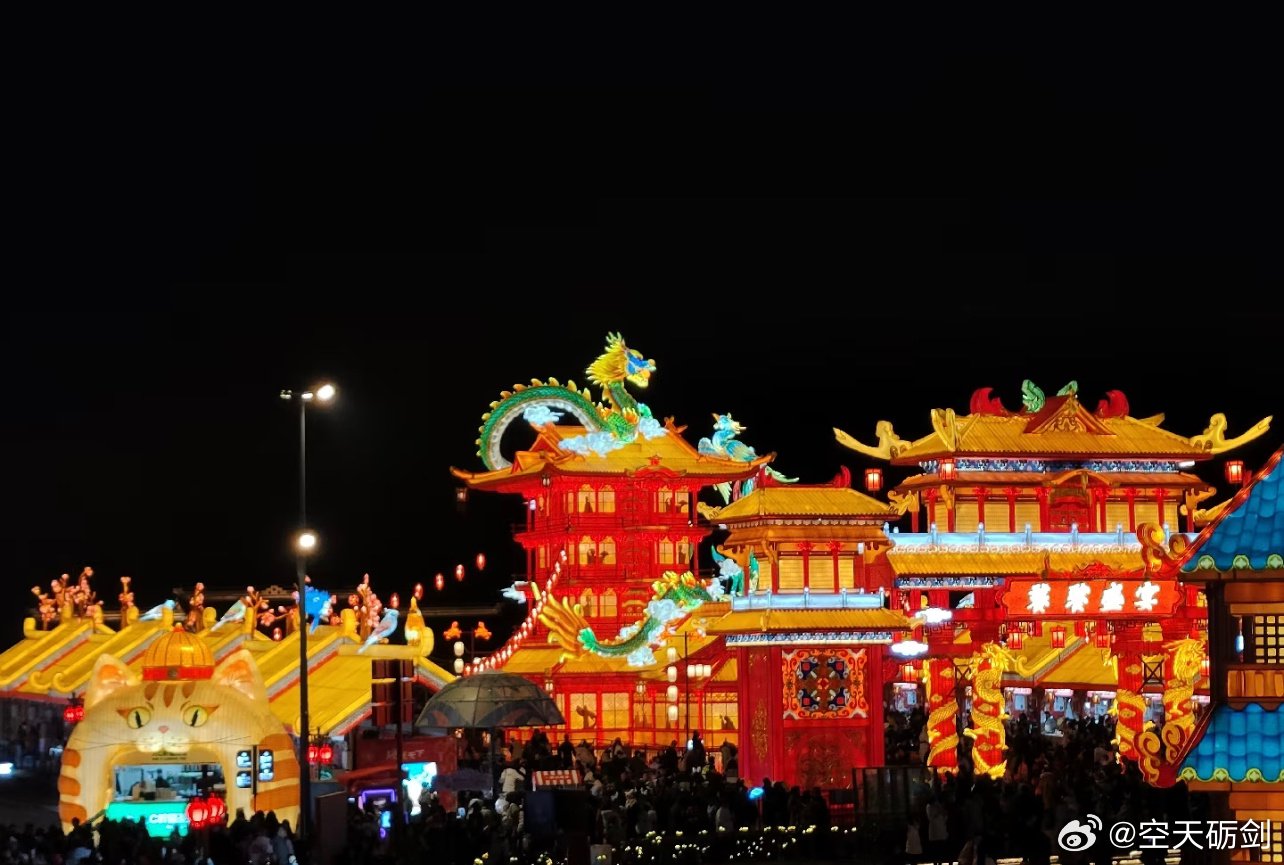 中国有两种灯会:自贡灯会和其他地方的灯会……|自贡市|中国_新浪新闻