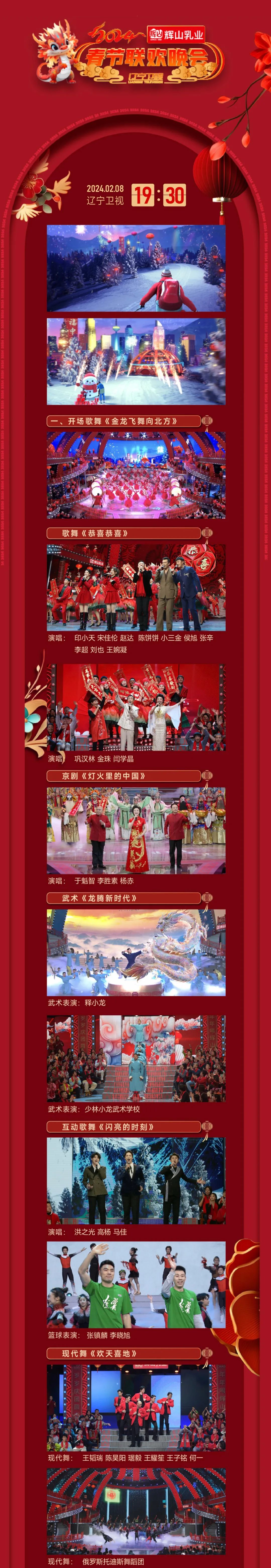 2024《辽视春晚》剧照节目单新鲜出炉!|辽视春晚_新浪财经_新浪网