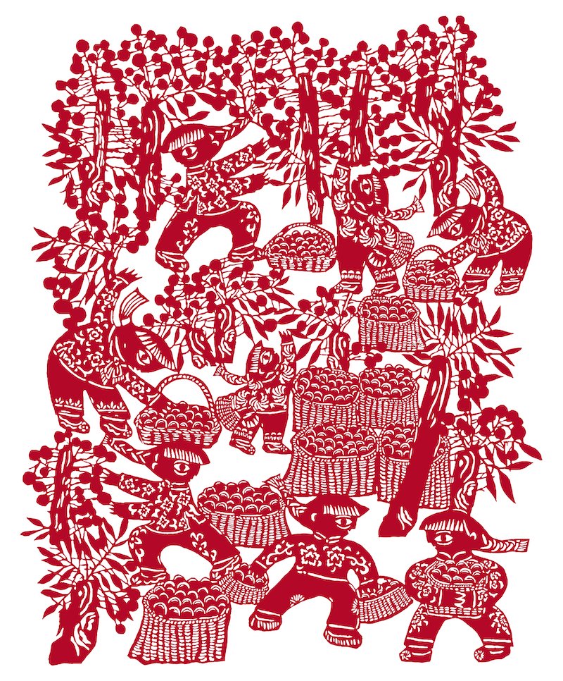 从剪纸,木雕,漆画,看福建民间美术"花团锦簇"|木雕__