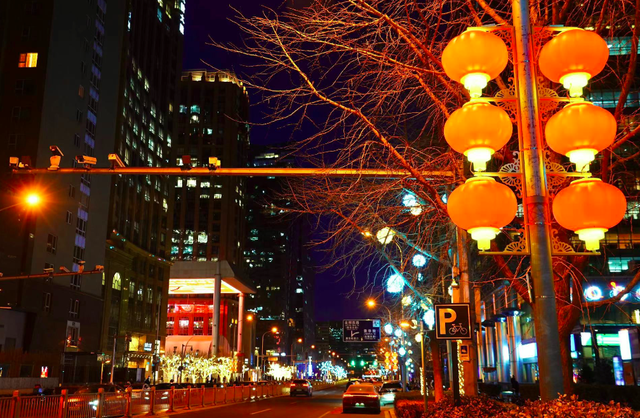 北京cbd地区新春灯光秀正式开启|北京市_新浪财经_新浪网