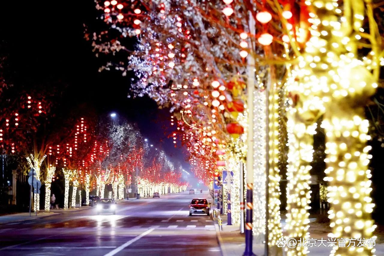 大兴区魏善庄镇:扮"靓"夜景,流光溢彩年味渐浓_新浪