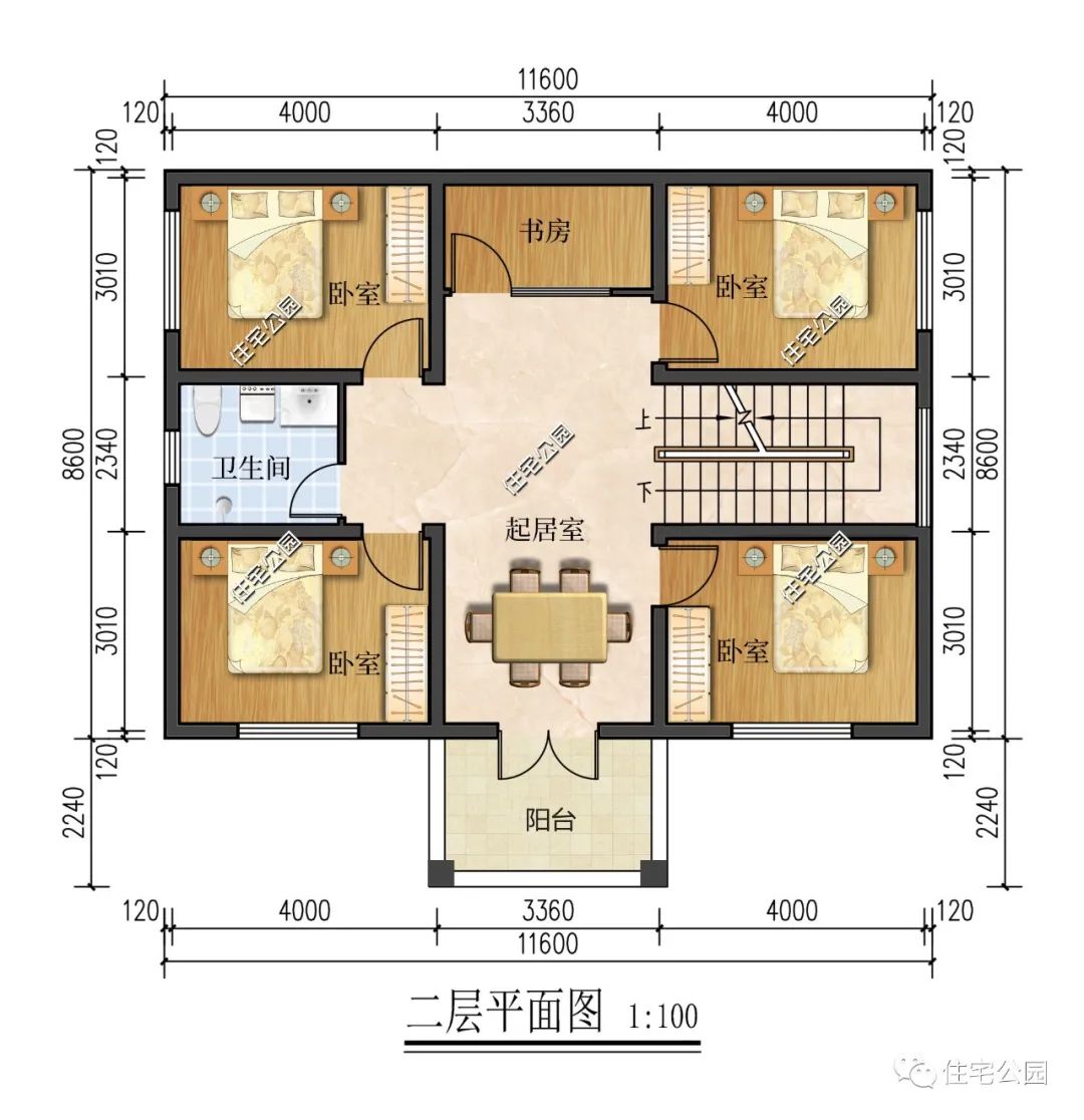 10套小户型农村房子,占地100平以下,绝佳设计经济又好看|设计_新浪