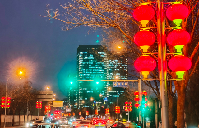 中关村大街灯光秀今夜点亮,海淀191条道路春节成灯光秀场