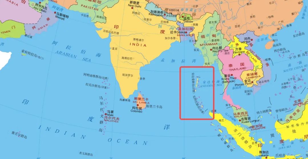 安尼群岛位置 图片来源:标准地图系统