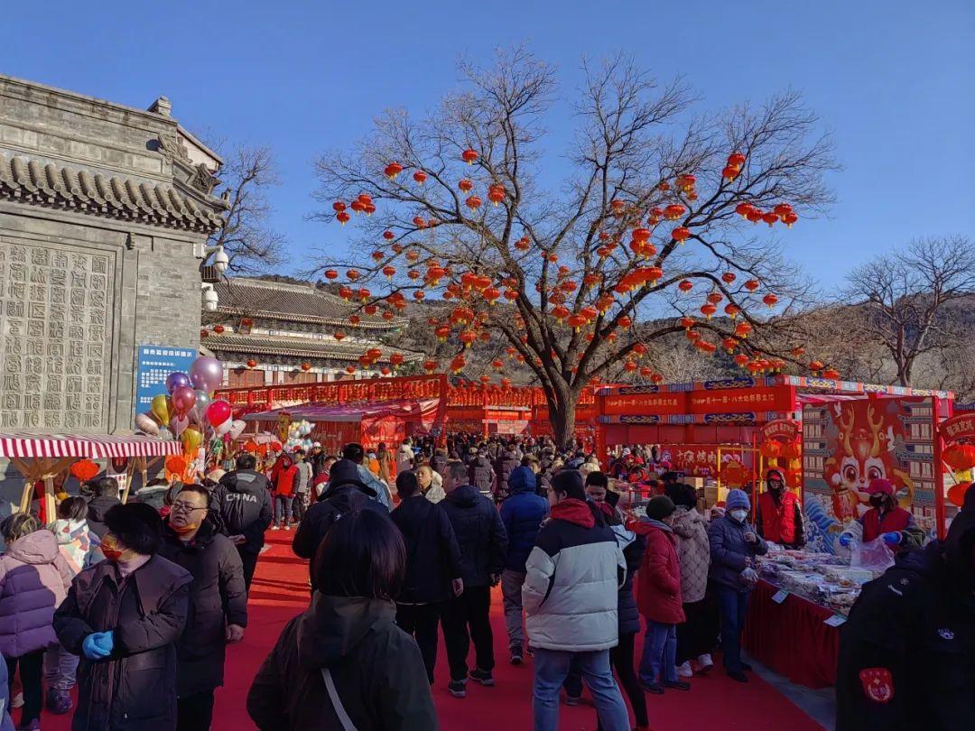 八大处公园新春文化庙会"年味"拉满|庙会_新浪财经_新浪网