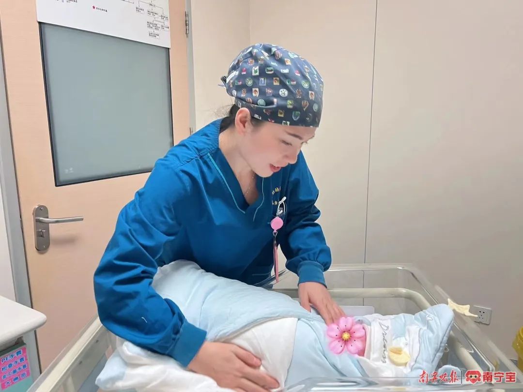 帮肖女士接生的助产士陈燕婷