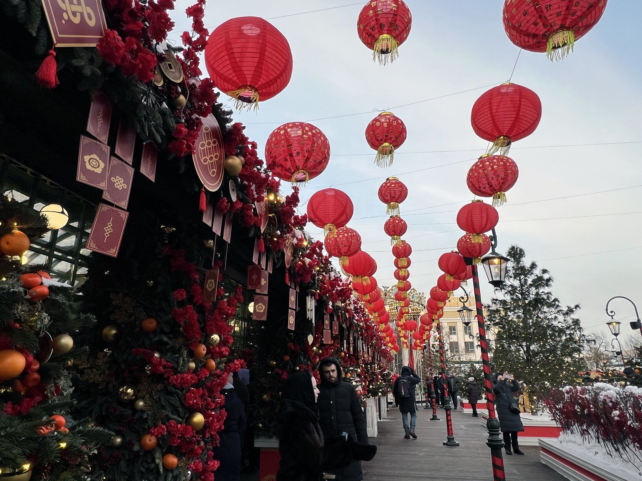 龙腾四海|大红灯笼高高挂,莫斯科举办盛大春节庆祝活动