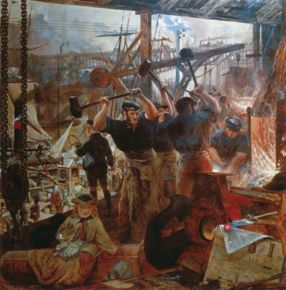 图4 斯科特《煤与铁》（1860）