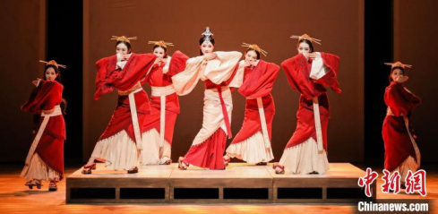 舞剧《西施》演出现场.诸暨市委宣传部 供图