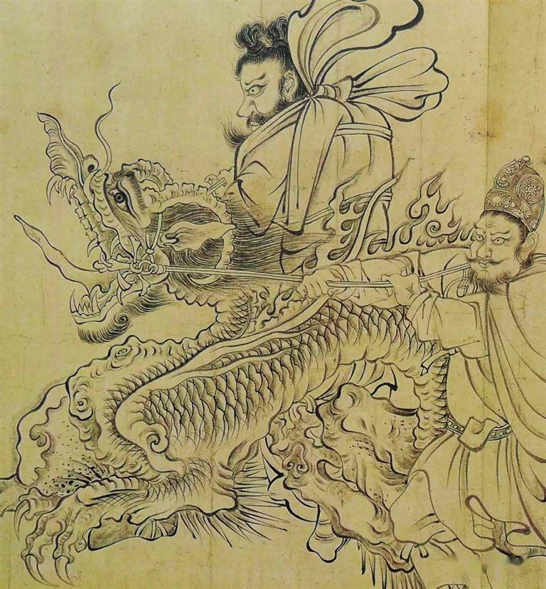 吴道子画中的龙