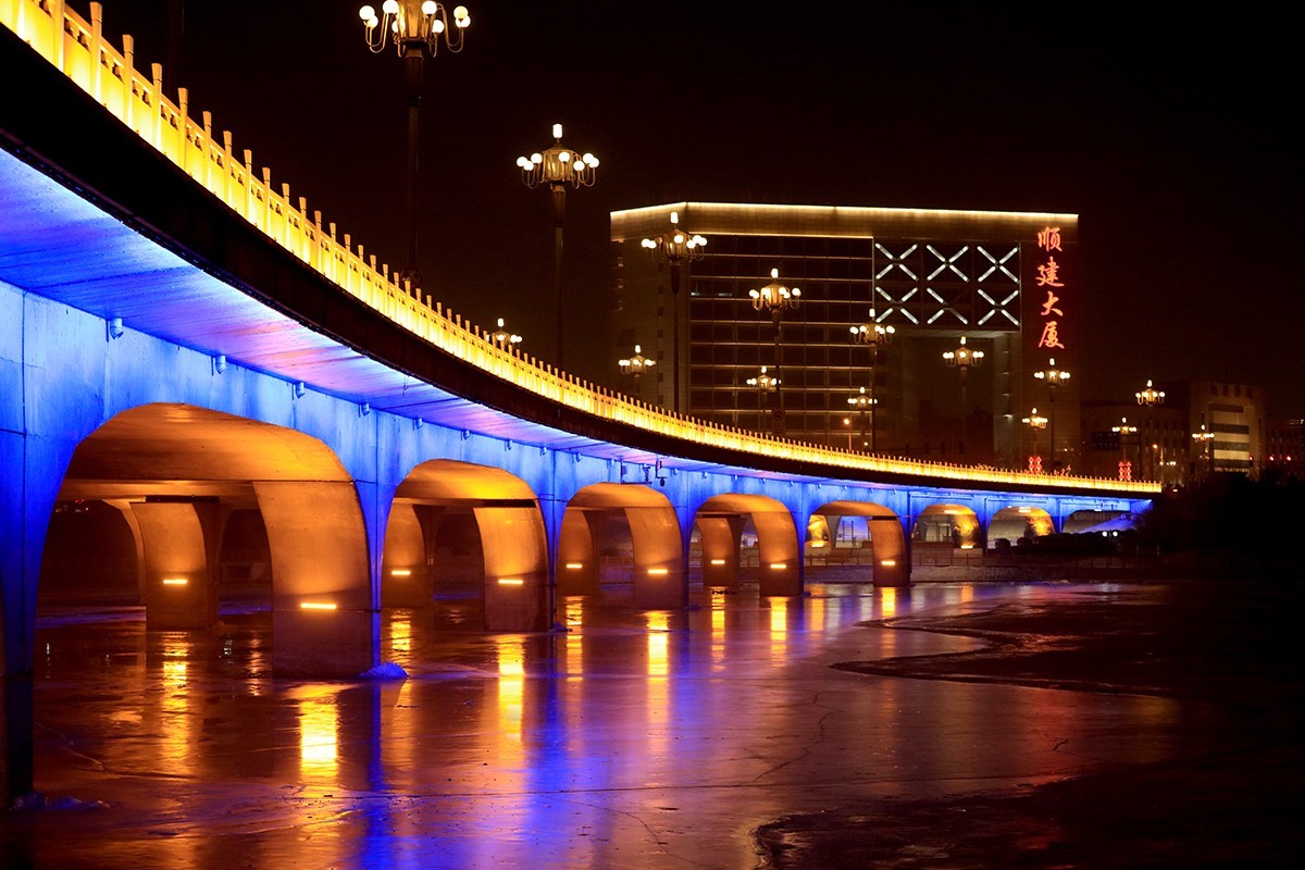 顺义"年味夜景"亮起来~让这个春节更有"仪式感"!_新浪