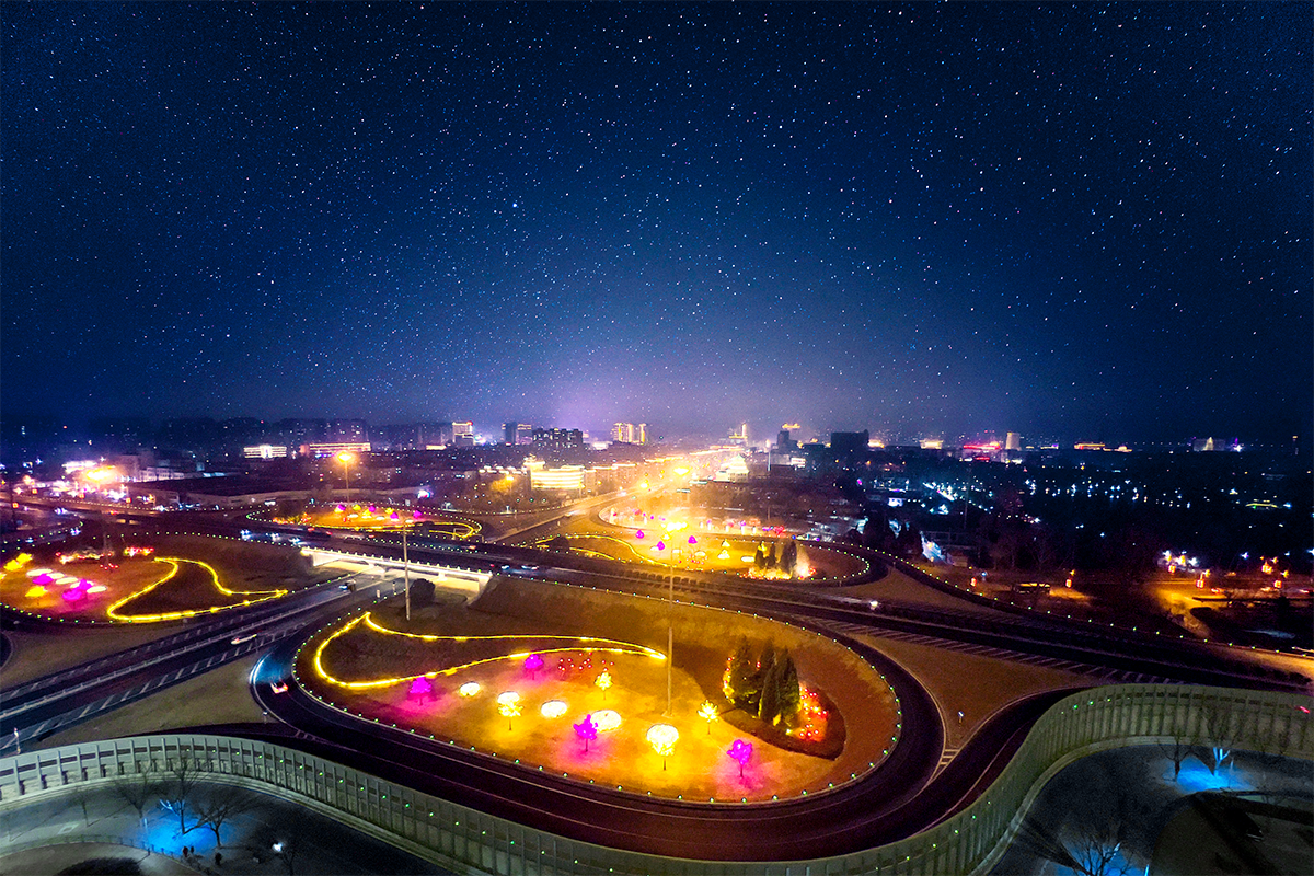 顺义"年味夜景"亮起来~让这个春节更有"仪式感"!_新浪